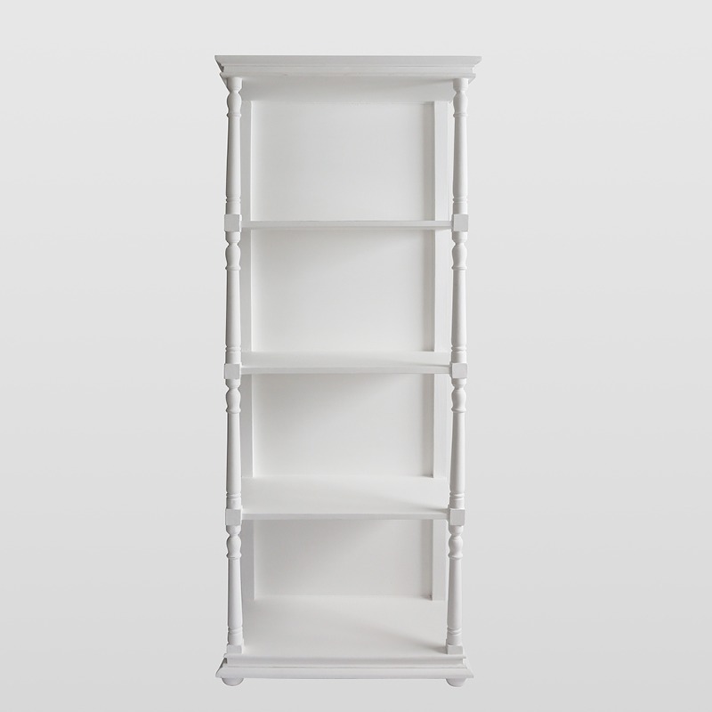 4-tier display and (antique white)