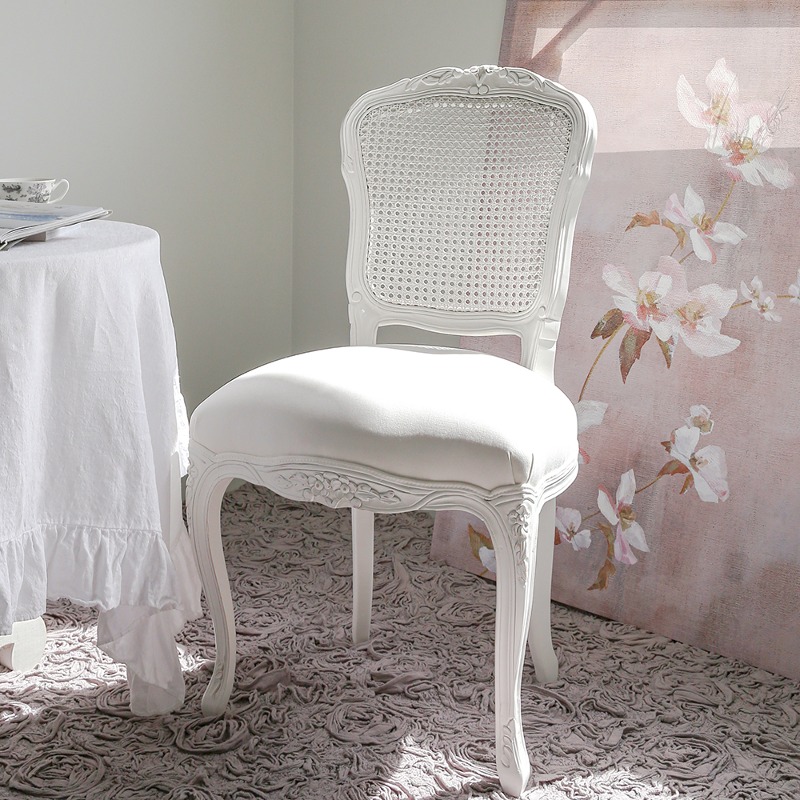 Chair Diana (White/White Cushion)