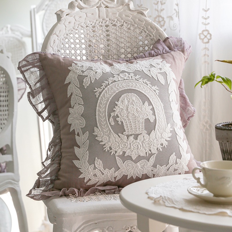 Embroidered Cushion Four Cellarine (Colombo)