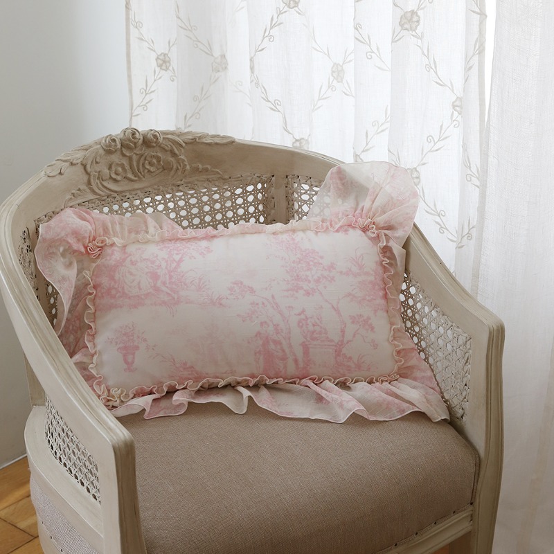 Rectangular Cushion Tewaldjuy (Pink)